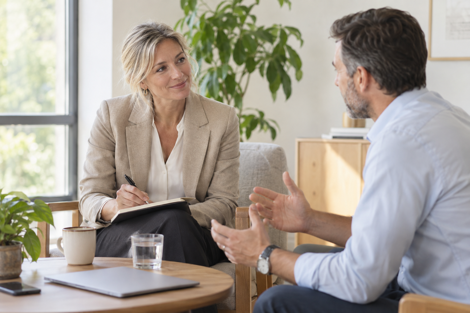 Kundenbefragungen B2B im persönlichen Gespräch